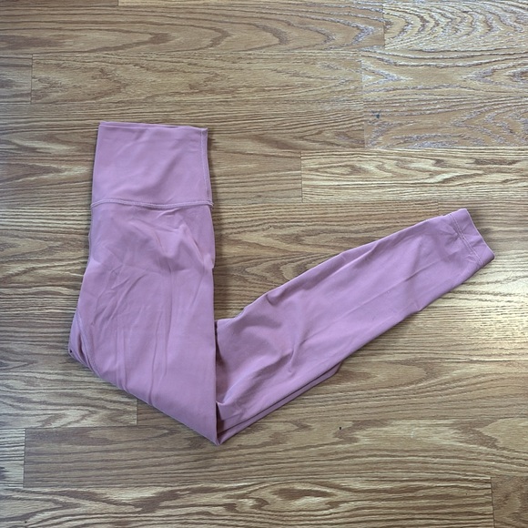 Lululemon Align Super-High Rise Pants 28" in Rose Pink Size 6 - Picture 5 of 8
